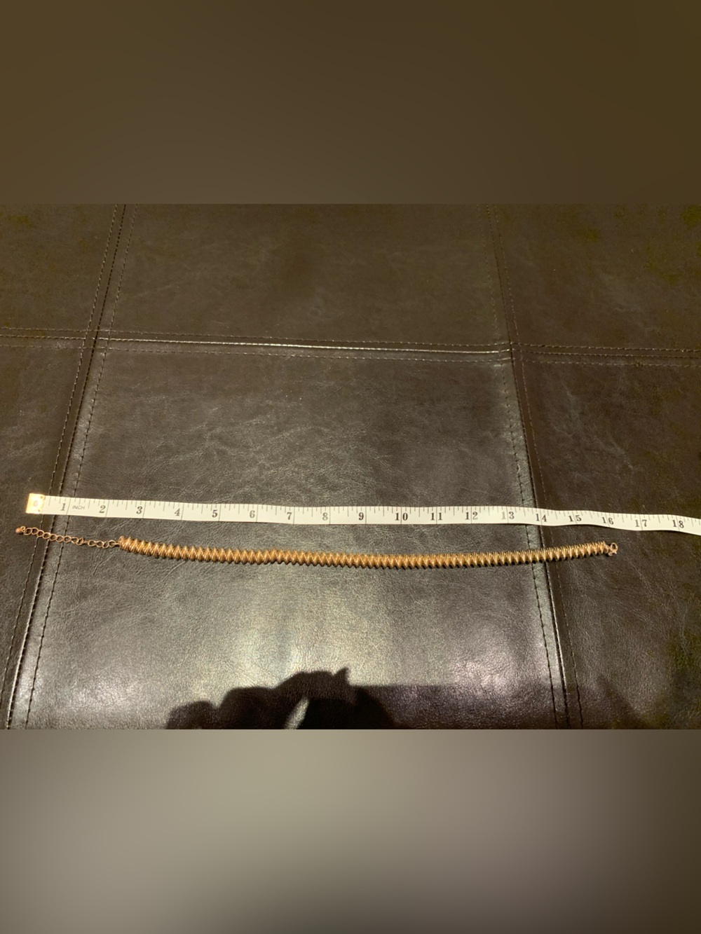 🩷CHICO’S🩷GOLD TONE, SPIRAL, COIL COLLAR NECKLACE. GORGEOUS! - Picture 4 of 4